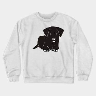 Dog Line Art Drawing Crewneck Sweatshirt